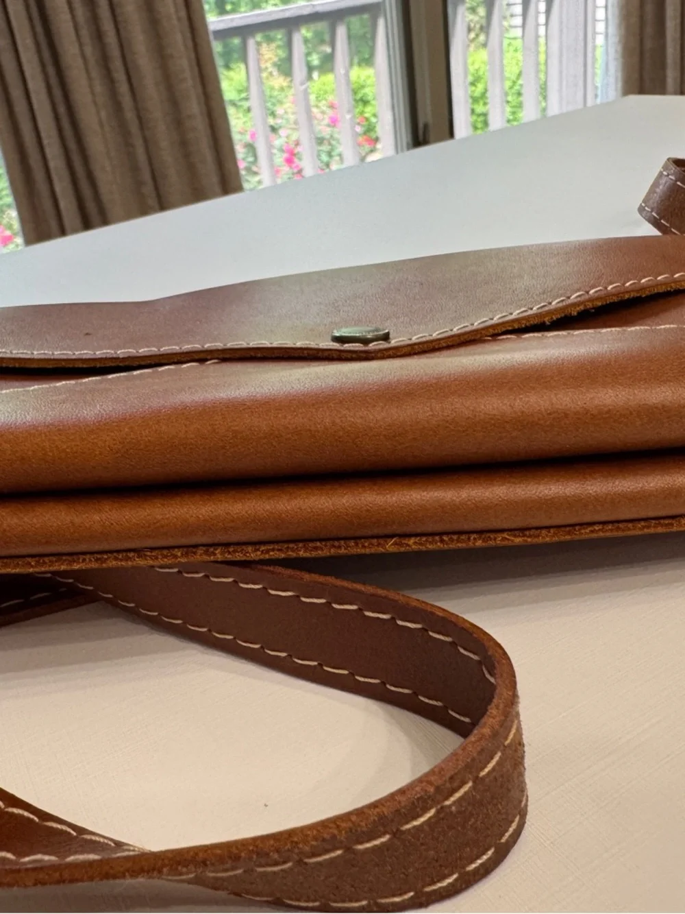 Portland Leather Envelope Convertible Crossbody - Picture 6 of 8